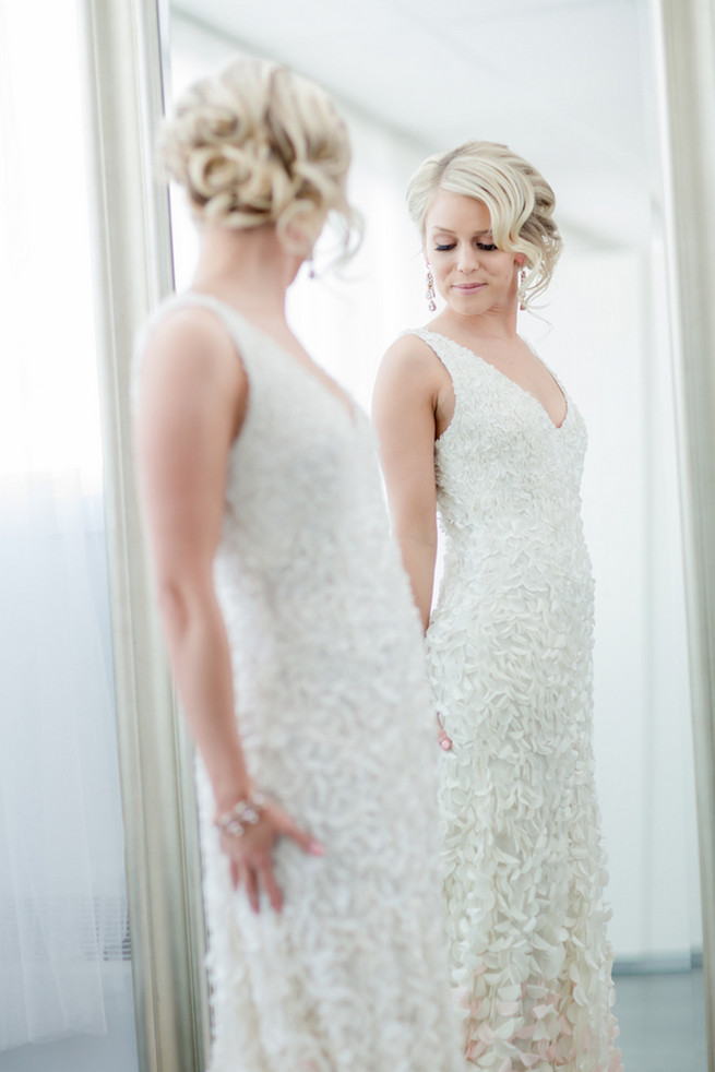 White on White Glamorous Wedding Ideas by ENV Photography. Dress Novelle Bridal