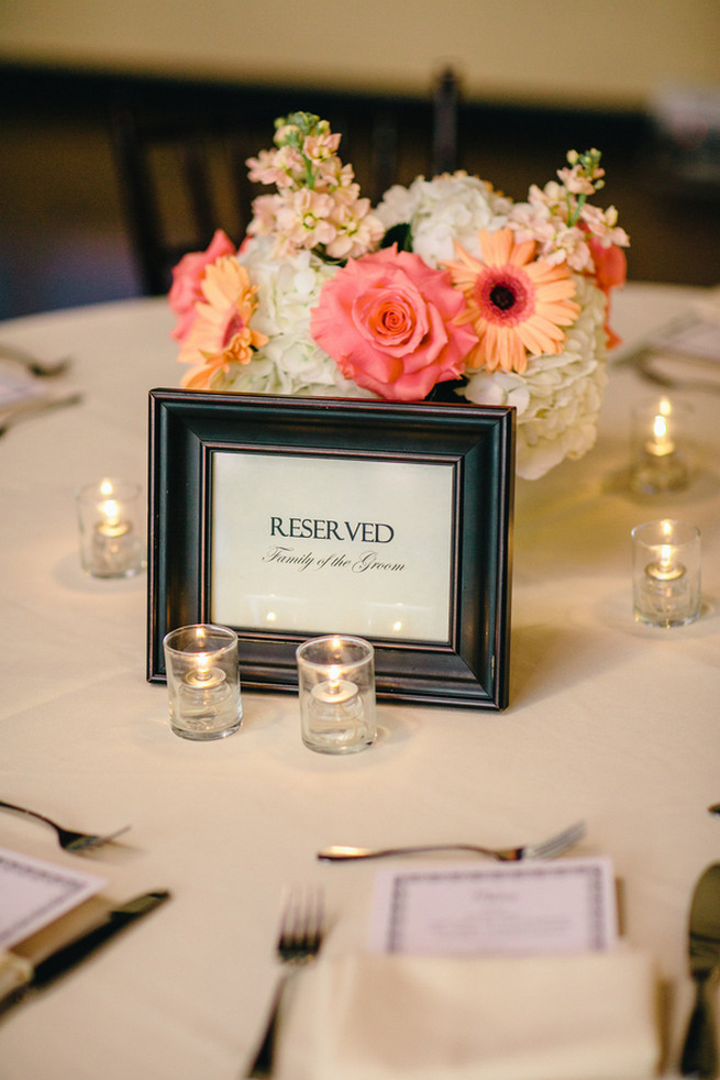 Cute Coral Gray wedding at Briscoe Manor, Houston, by Luke and Cat Photography