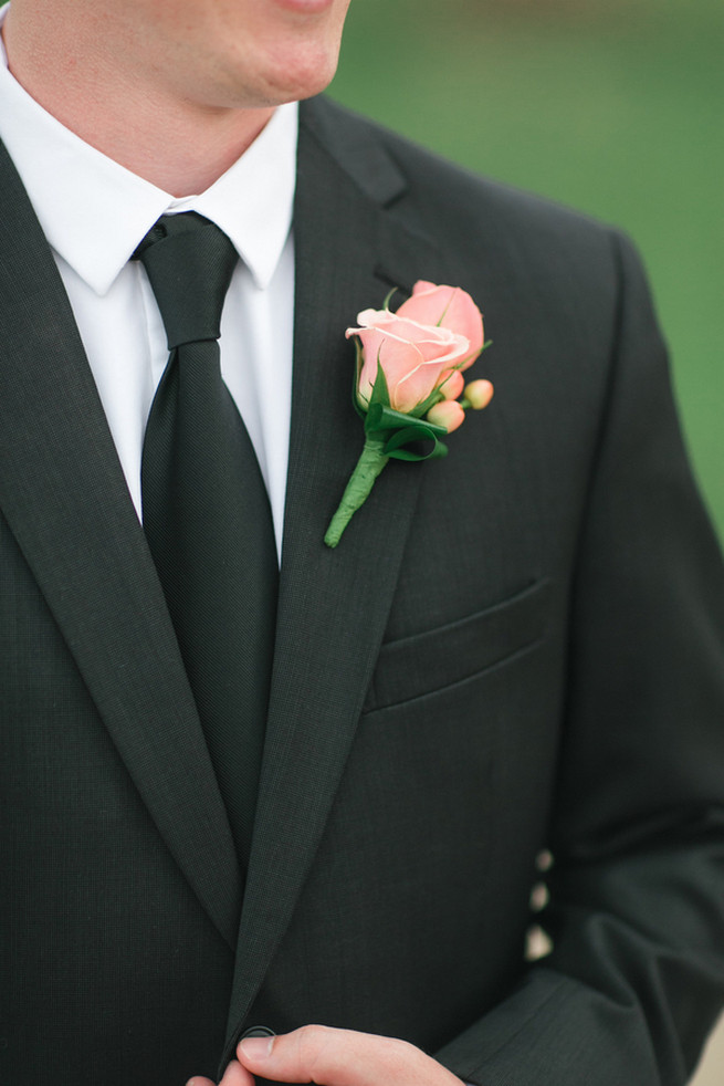 Groom. Cute Coral Gray wedding at Briscoe Manor, Houston, by Luke and Cat Photography