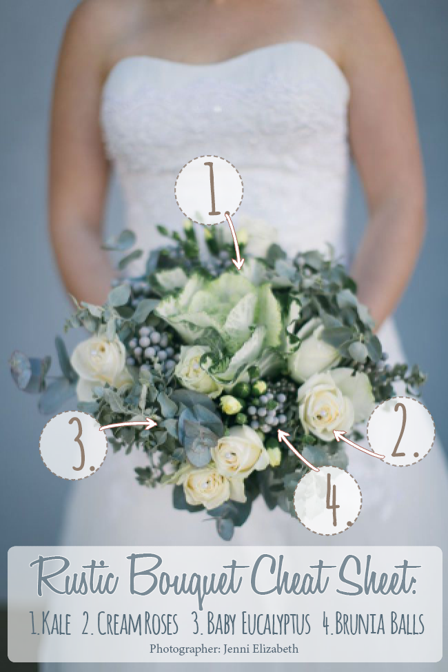 Diy Rustic Wedding Bouquet Flower Recipe Cheat Sheet