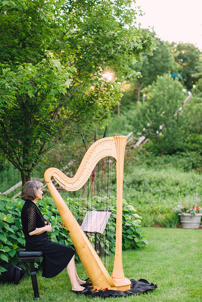  Outdoor garden wedding ceremony at Villa Terrace. / Elegant Milwaukee Wedding Valo Photography