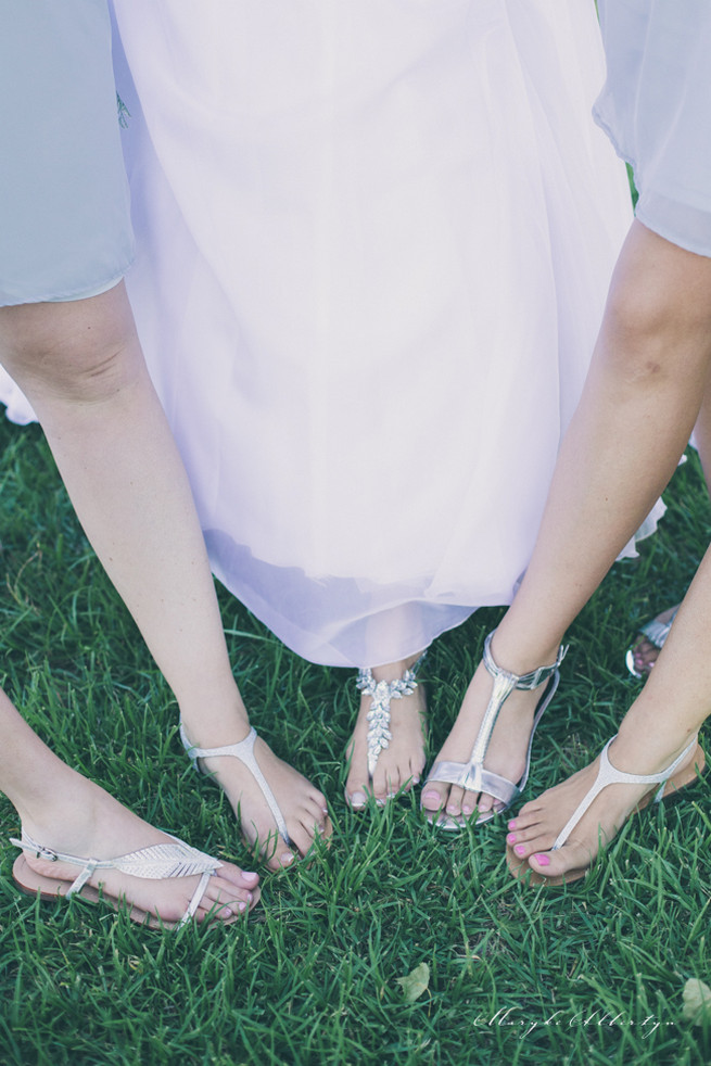 Bridesmaids shoes. Grey White Farm Wedding, South Africa // Maryke Albertyn