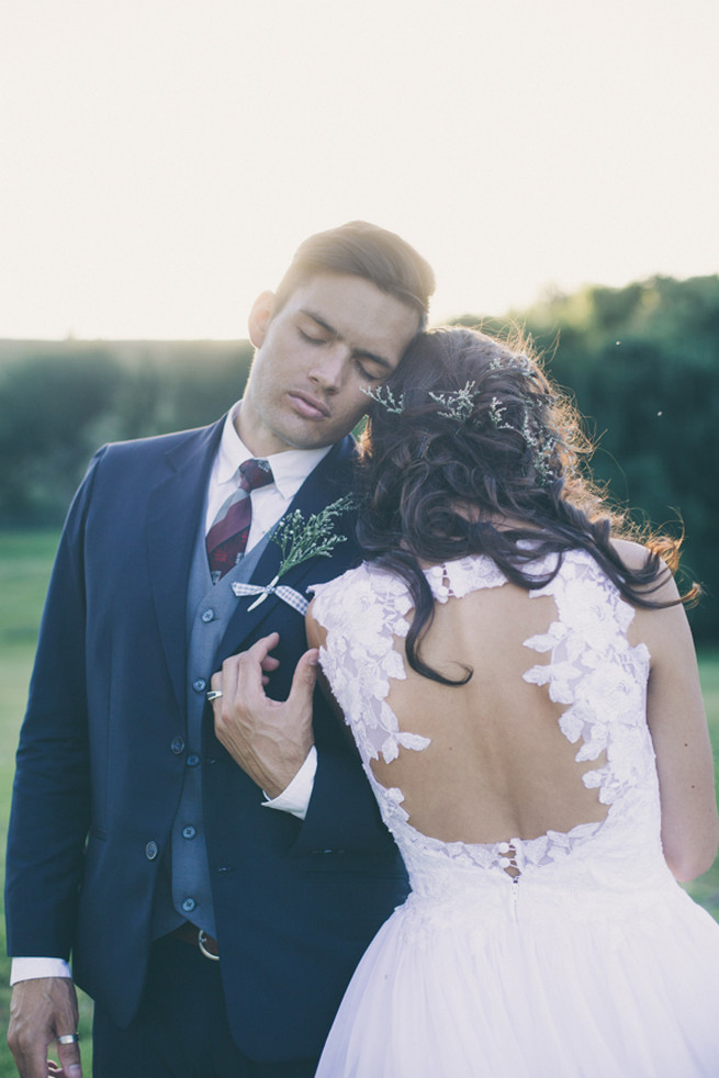 Romantic couple wedding photography. Grey White Farm Wedding, South Africa // Maryke Albertyn