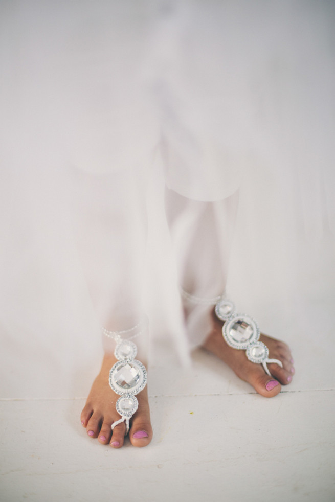 Sparkly flat wedding shoes in silver. Grey White Farm Wedding, South Africa // Maryke Albertyn