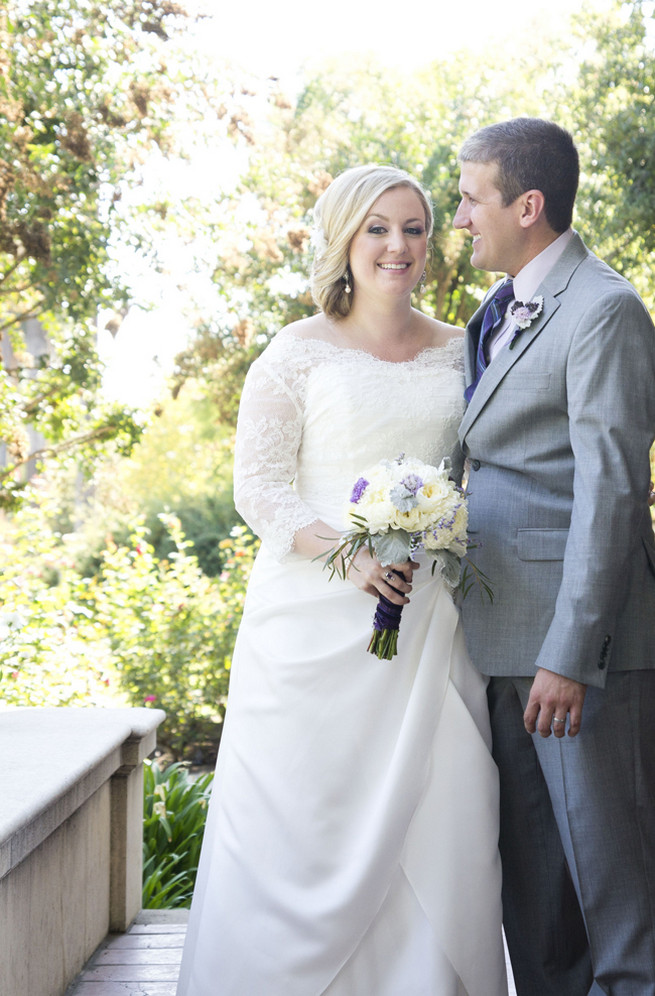 Purple and Gray DIY Wedding / Peterson Photography 