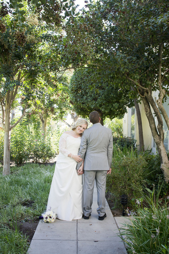 Purple and Gray DIY Wedding 