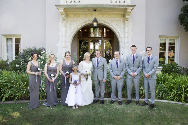 Purple and Gray DIY Wedding / Peterson Photography 