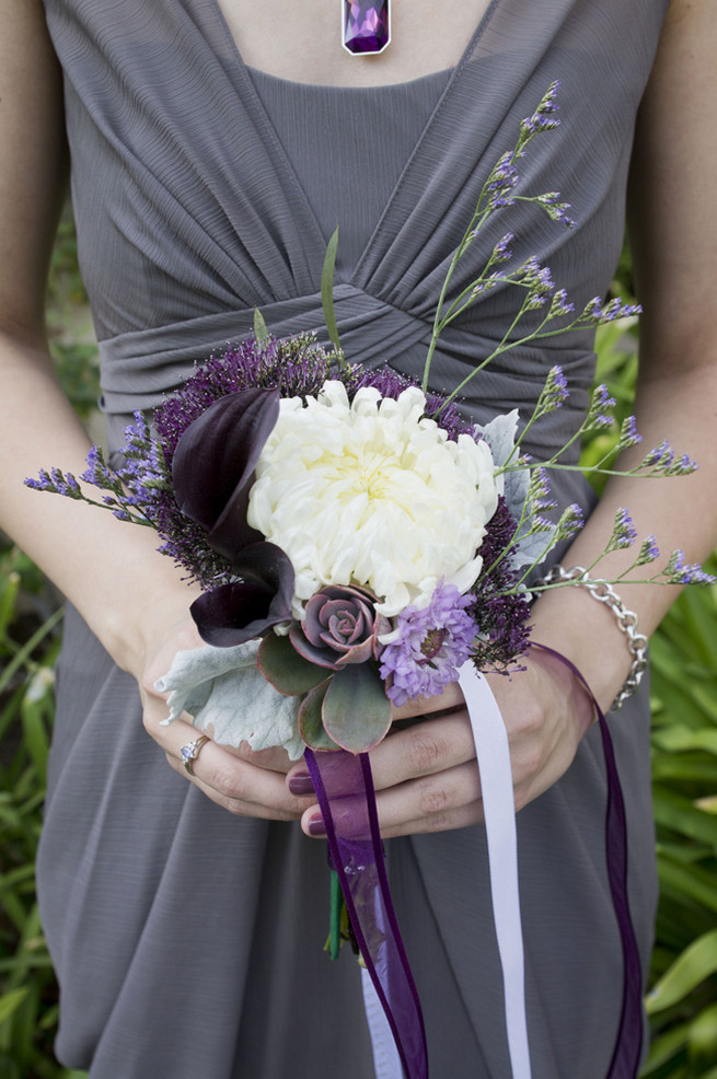 Lovely Purple and Gray DIY Wedding Peterson Photography