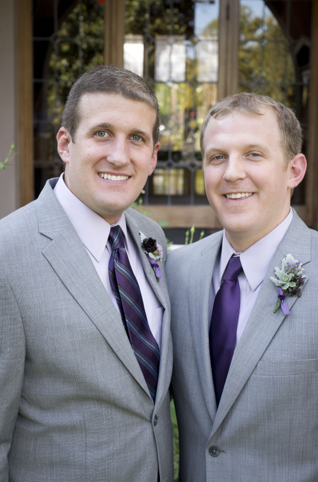 Purple and Gray DIY Wedding / Peterson Photography 