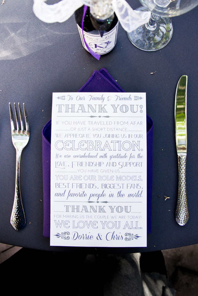 Purple and Gray DIY Wedding / Peterson Photography