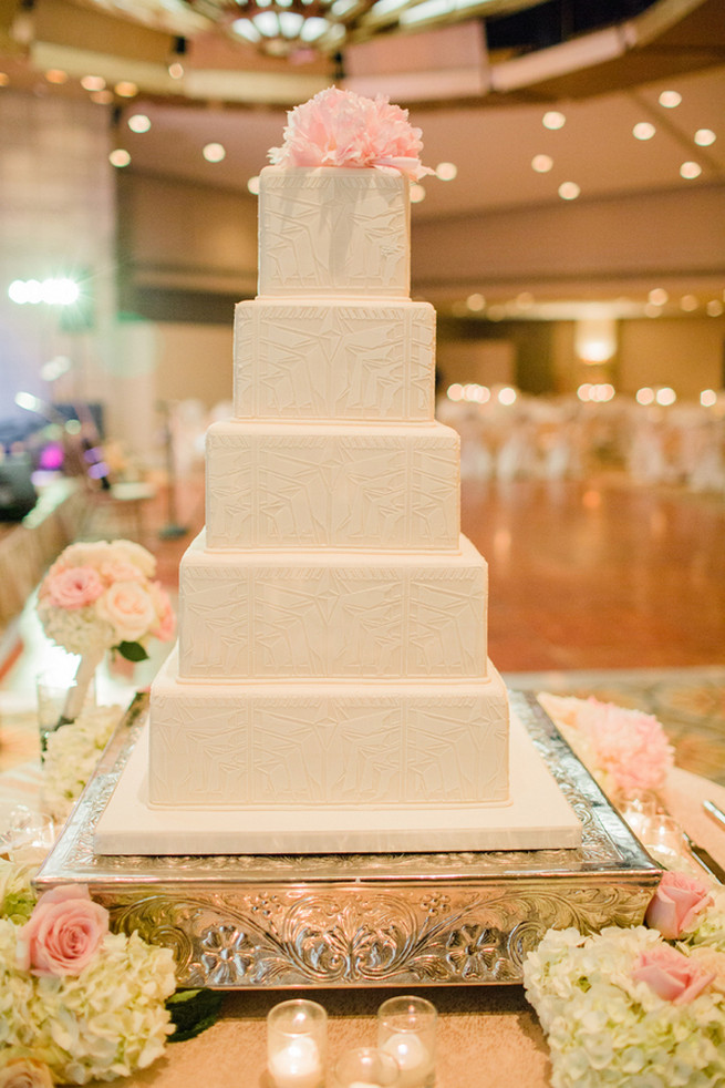 All White Wedding Cakes (22)