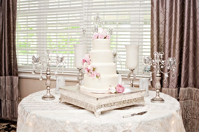 All White Wedding Cakes