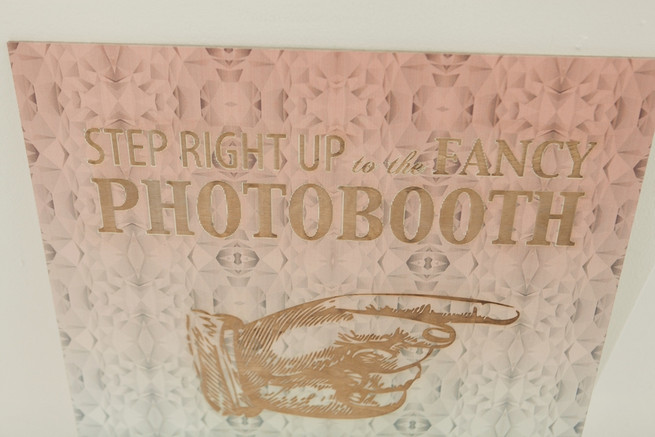 Wood lazer cut wedding photobooth sign. Chic, Romantic Cape Town City Wedding (Coba Engelbrecht Photography)