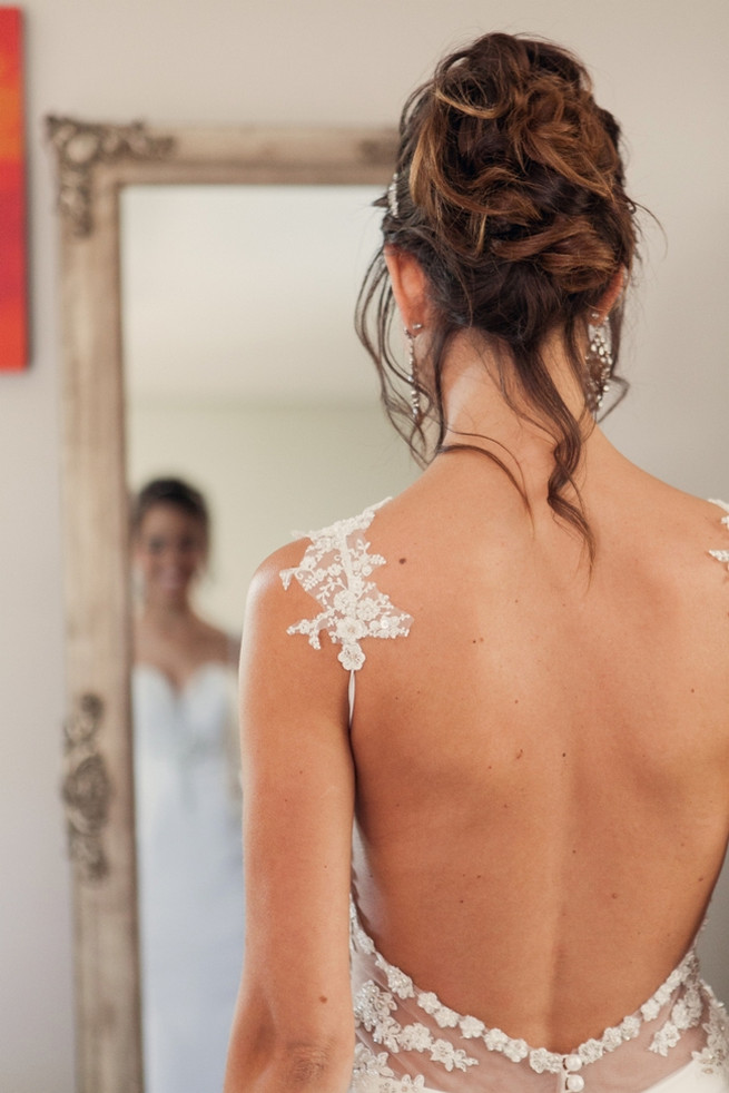 backless wedding dress. Chic, Romantic Cape Town City Wedding (Coba Engelbrecht Photography)