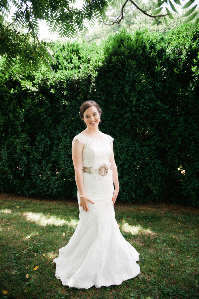 Allure bridal wedding dress  / Meredith McKee Photography