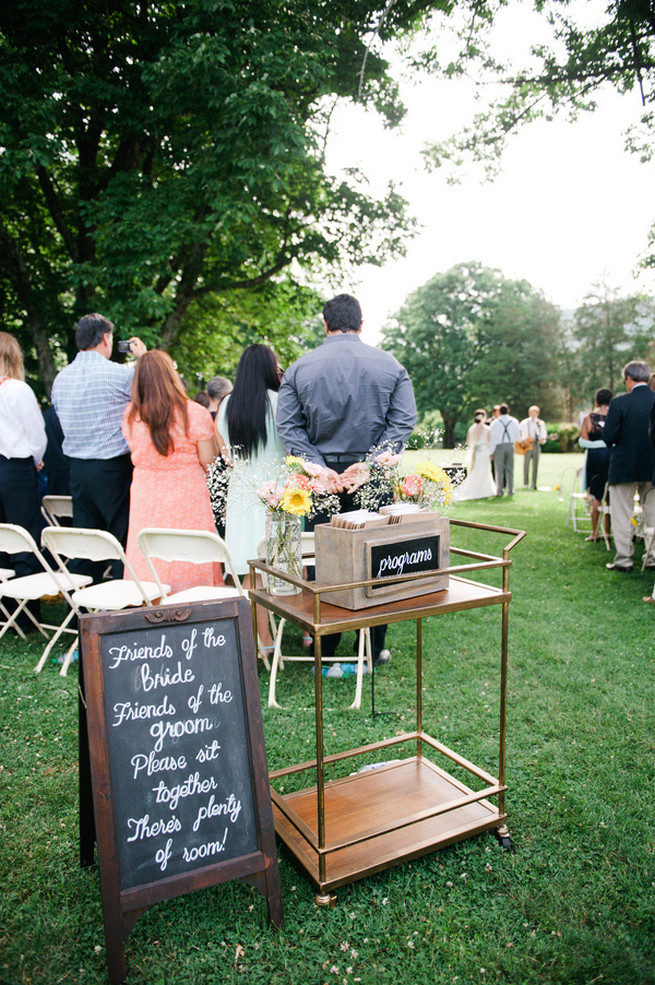  Coral Navy Mustard Wedding / Meredith McKee Photography