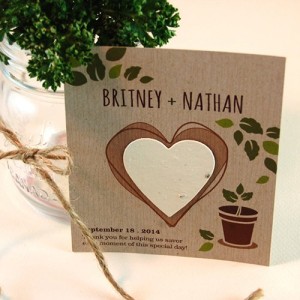 Eco Friendly Wedding Favors Seed paper (2)
