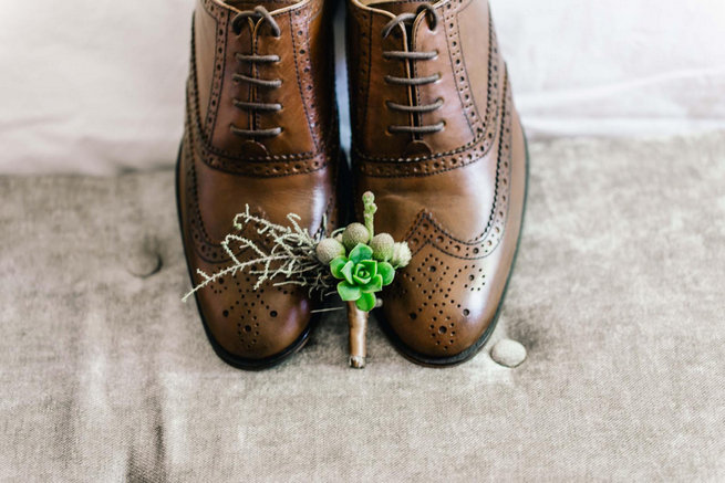 succulent boutonniere / Langkloof Roses Wedding, Cape Town - Claire Thomson Photography