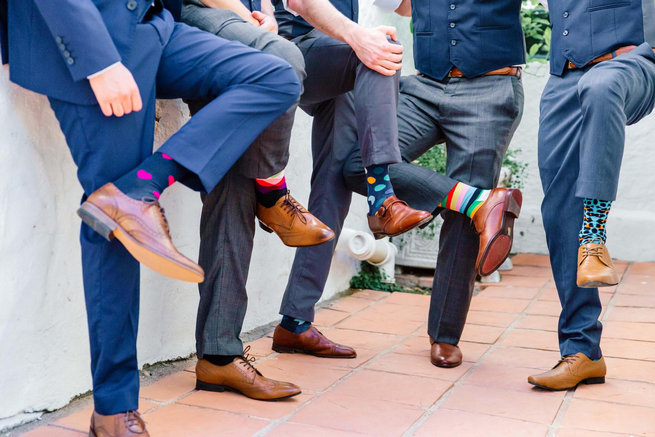 Groom socks / Langkloof Roses Wedding, Cape Town - Claire Thomson Photography