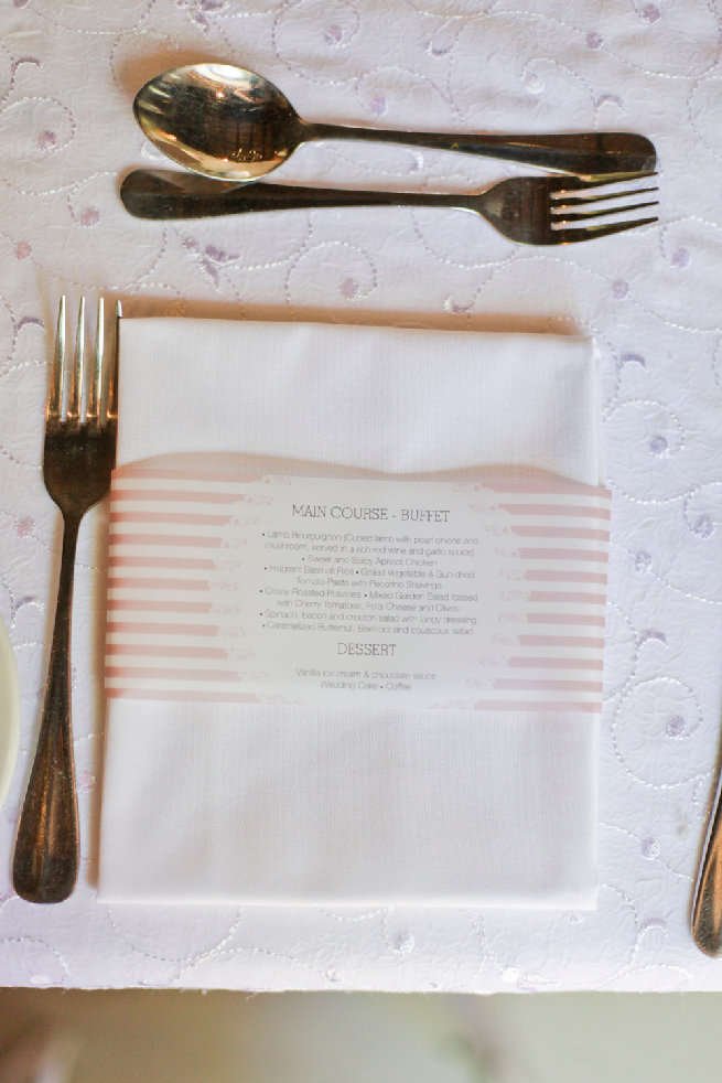 Wrap Around Menu - Langverwagt Wedding - Justin Davis Photography