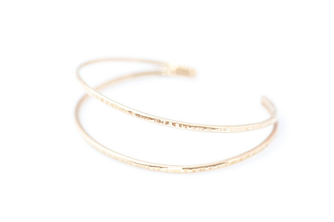 Gold pascal cuff Truvelle Makers Collaboration - Blush Wedding Photography / Olivia Headpieces / Catherine Hartley Jewellery