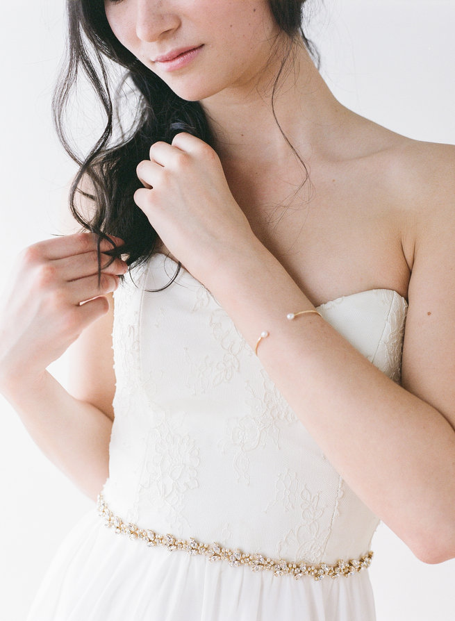 Broca Belt - Truvelle Makers Collaboration - Blush Wedding Photography / Olivia Headpieces / Catherine Hartley Jewellery