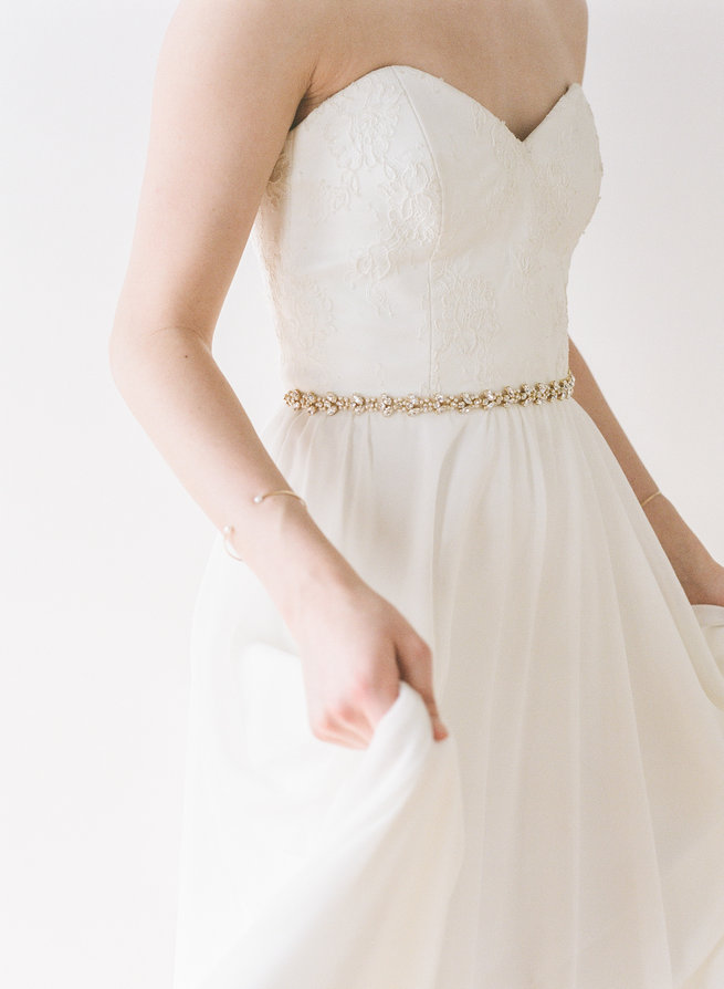 Broca Belt - Truvelle Makers Collaboration - Blush Wedding Photography / Olivia Headpieces / Catherine Hartley Jewellery