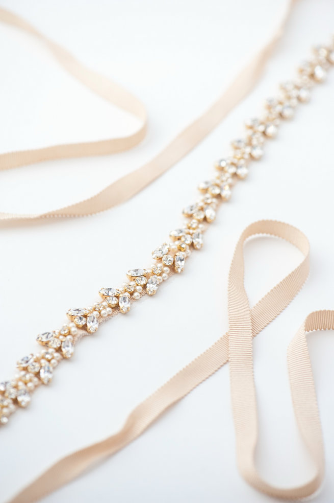 Beaded bridal sash: Truvelle Makers Collaboration - Blush Wedding Photography / Olivia Headpieces / Catherine Hartley Jewellery