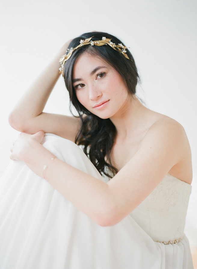 Allee Headpiece - Truvelle Makers Collaboration - Blush Wedding Photography / Olivia Headpieces / Catherine Hartley Jewellery