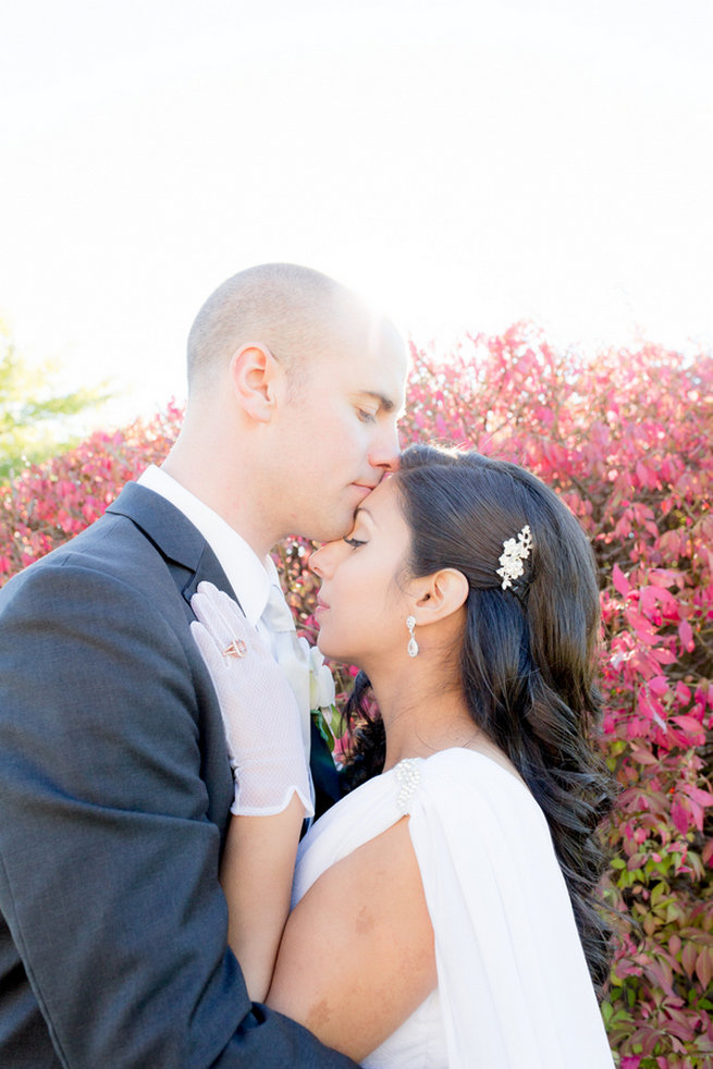 Vintage-Inspired White Glamorous Wedding Wedding - Haley Photography