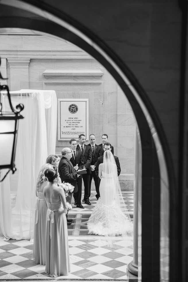 White Blush Ballroom Wedding - Lindsey K Photography