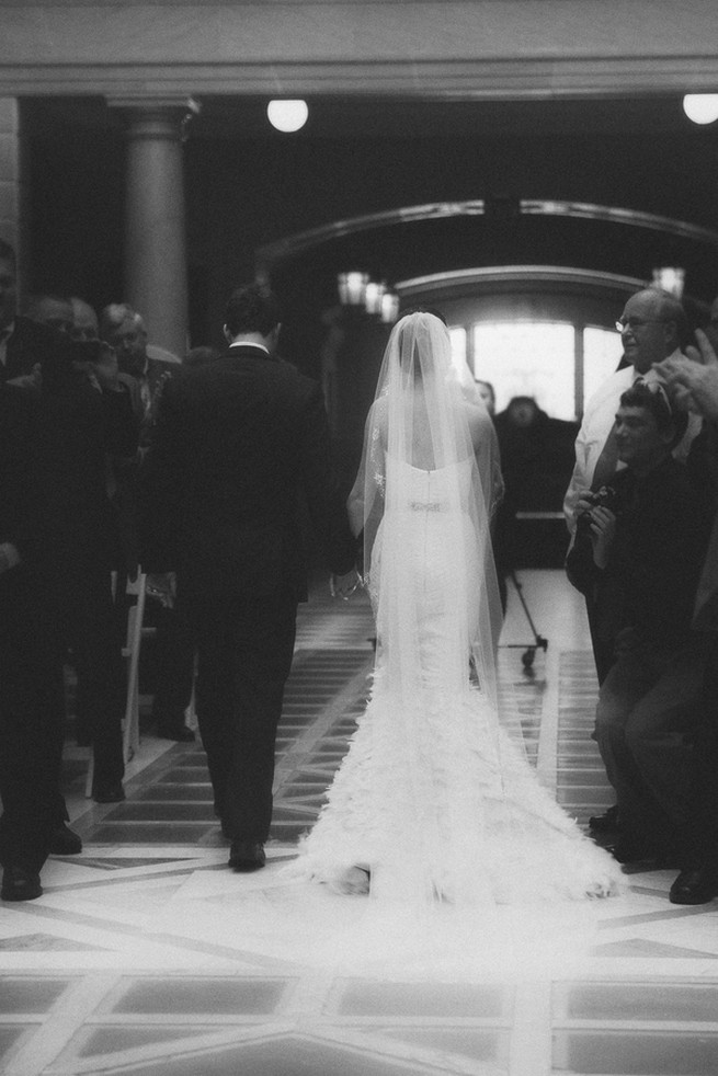 White Blush Ballroom Wedding - Lindsey K Photography