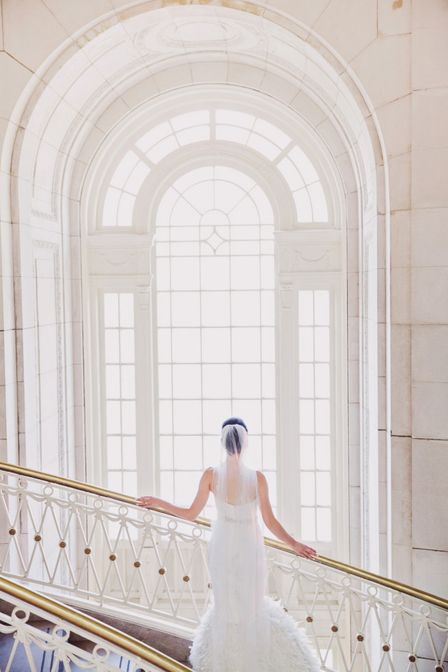 Feather Wedding Dress - Lindsey K Photography