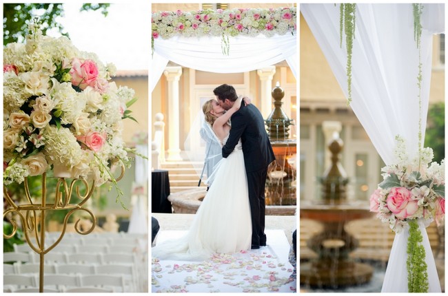 Blush and Gold Romantic, Glitzy Wedding - Andi Diamond Photography