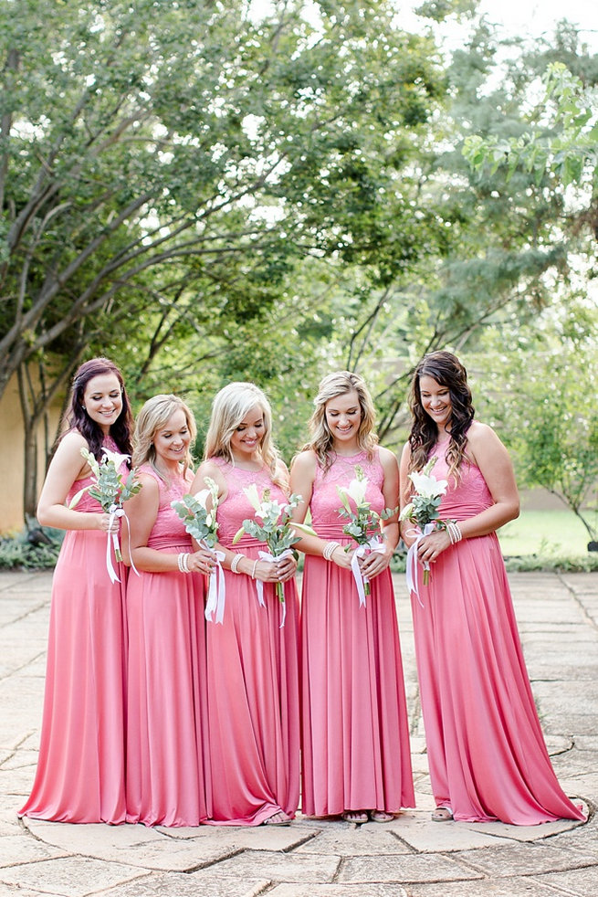 Coral and Green South African Wedding // D'amor Photography