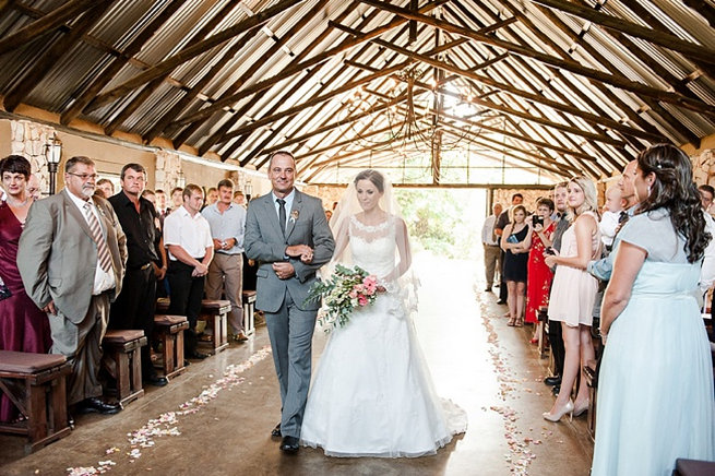 Coral and Green South African Wedding // D'amor Photography