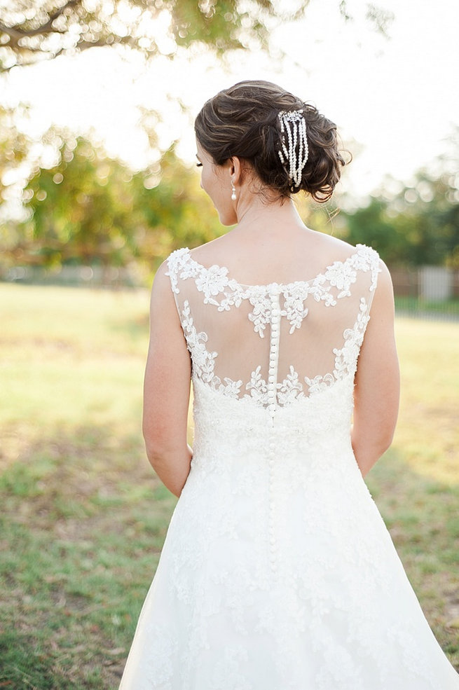 Lace back wedding dress / Coral and Green South African Wedding // D'amor Photography