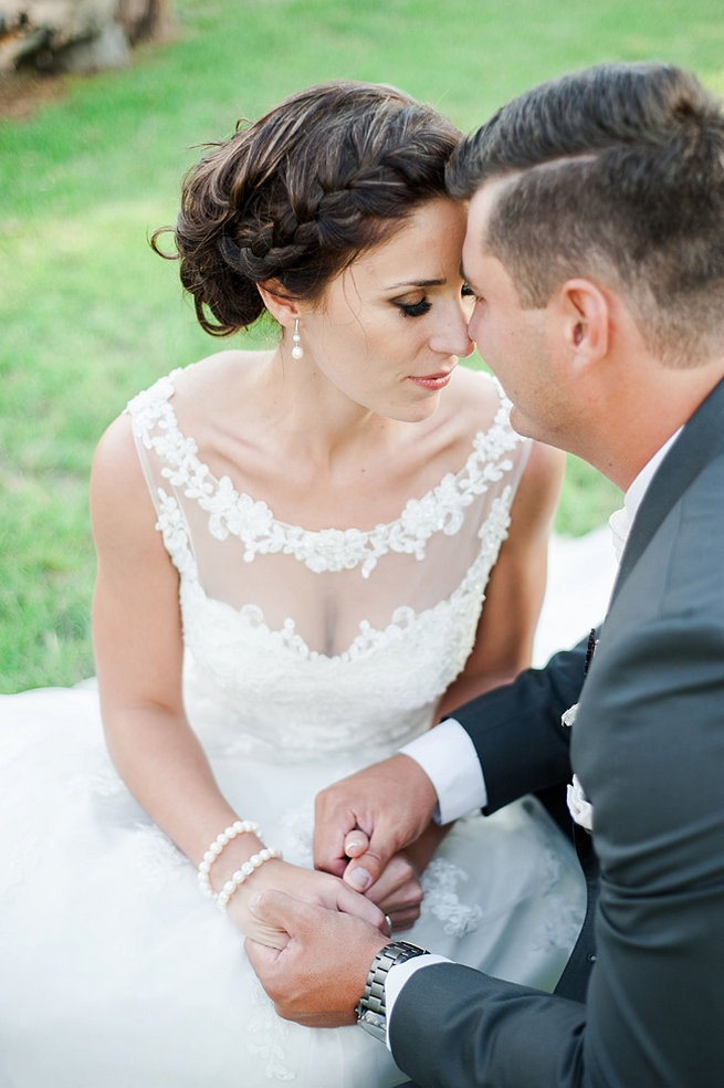 Wedding hair idea / Coral and Green South African Wedding // D'amor Photography