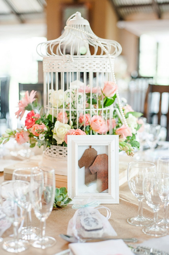 Coral and Green South African Wedding // D'amor Photography