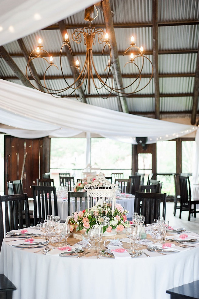 Coral and Green South African Wedding // D'amor Photography