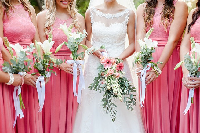 Bouquets. Coral and Green South African Wedding // D'amor Photography