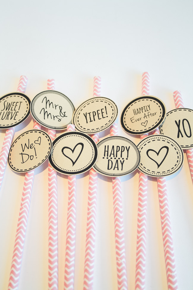 Free Wedding Cupcake Topper Printable (1)