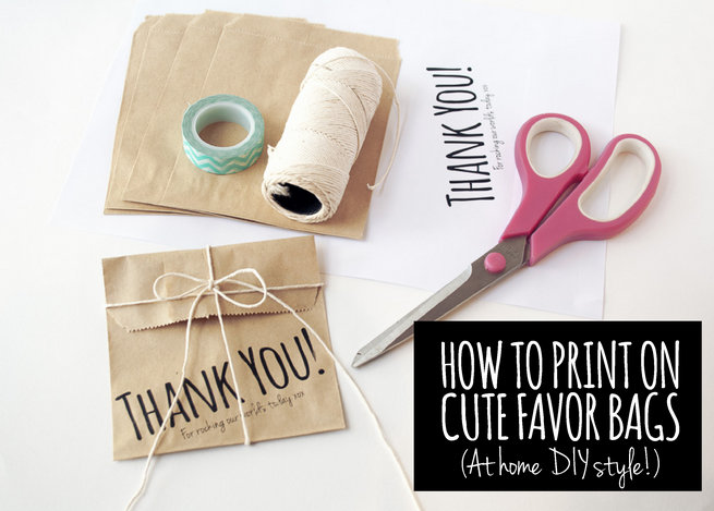 How to Print on Paper Bags DIY 1