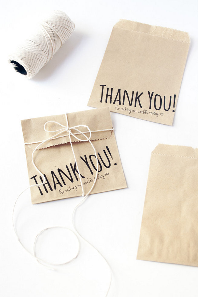 Download Cute DIY Favor Bags: How To Print At Home