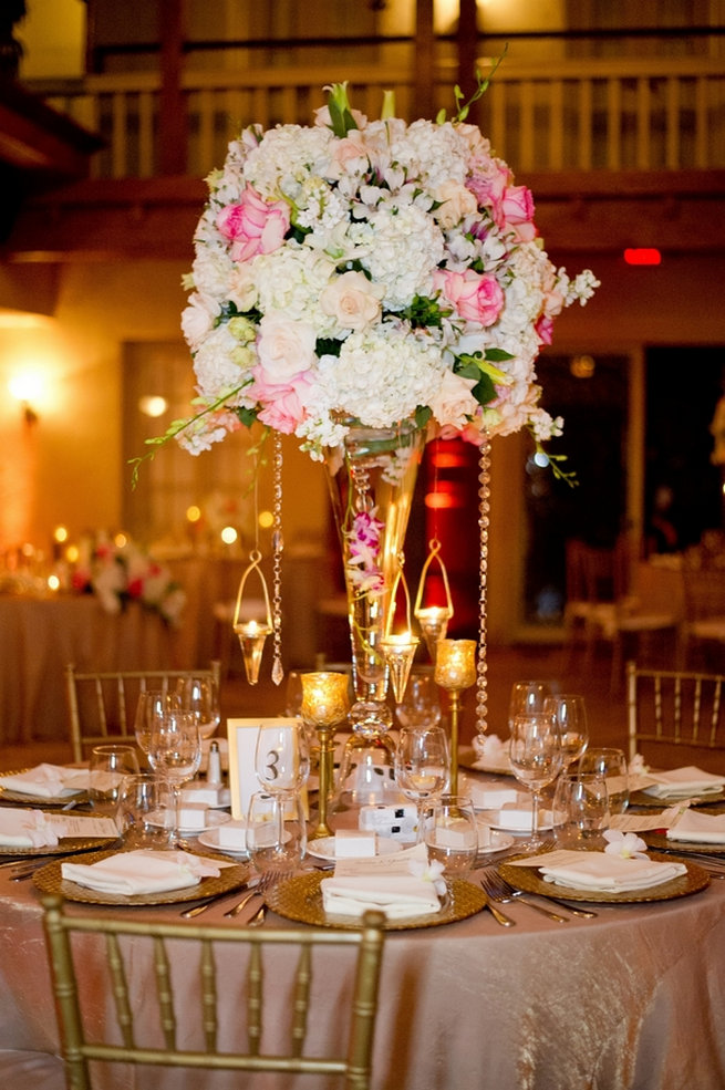 Blush and Gold Romantic, Glitzy Wedding - Andi Diamond Photography 