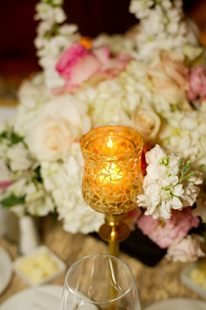 Blush and Gold Romantic, Glitzy Wedding - Andi Diamond Photography 