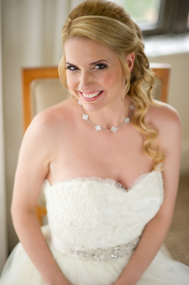 Long wedding hair / Blush and Gold Romantic, Glitzy Wedding - Andi Diamond Photography 