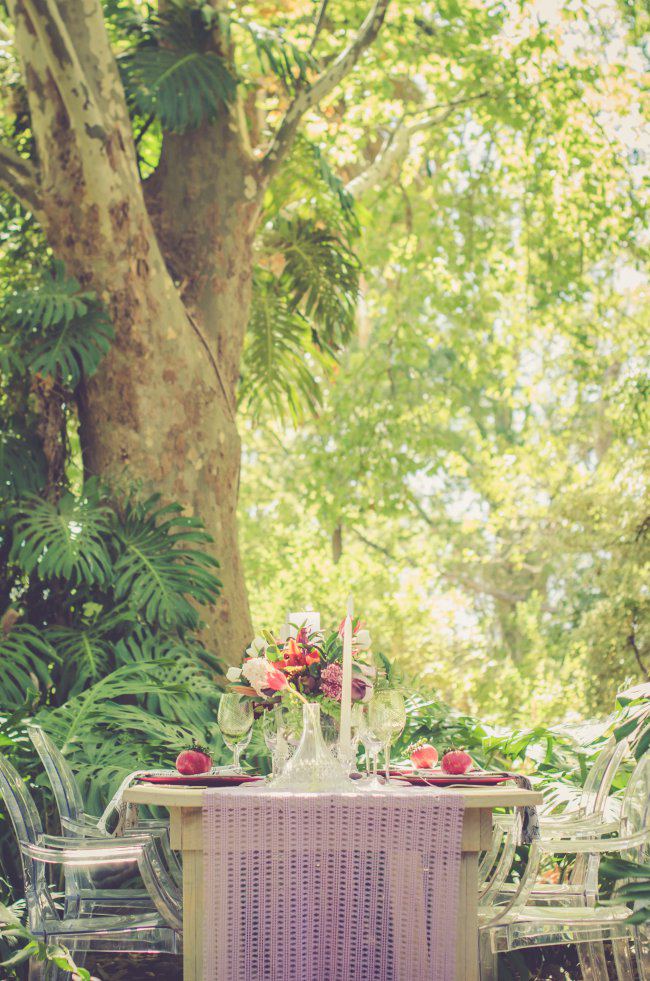 Garden Wedding Ideas in Marsala 