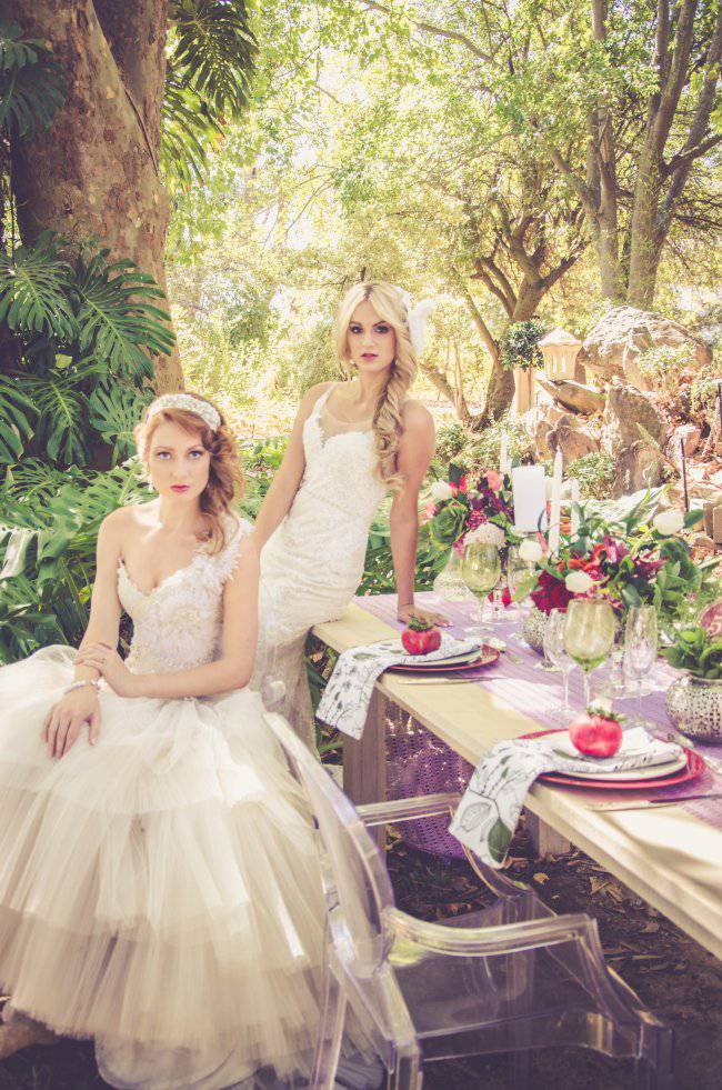 Garden Wedding Ideas in Marsala - Nadia Basson Photography