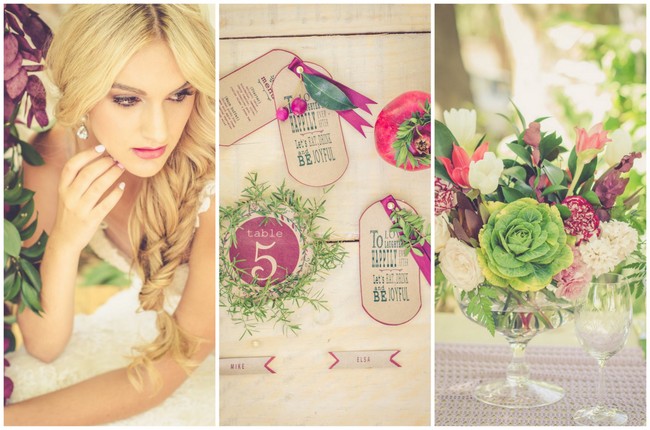 Garden Wedding Ideas in Marsala